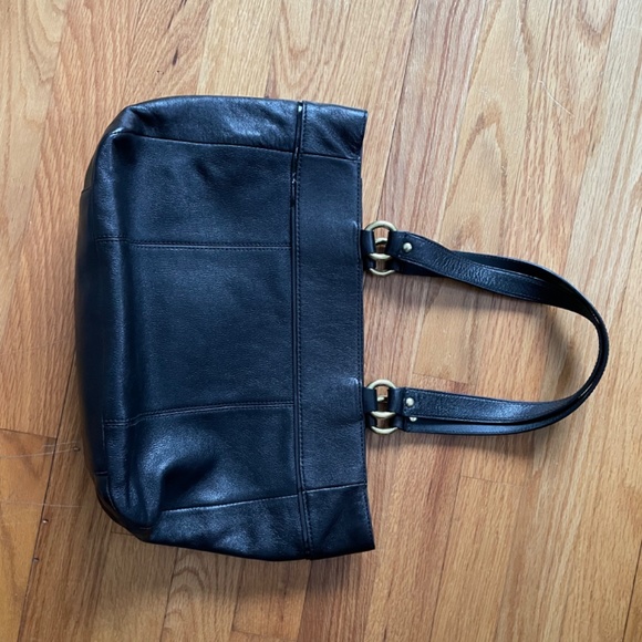 Coach Black Leather Shoulder Handbag - Picture 4 of 7